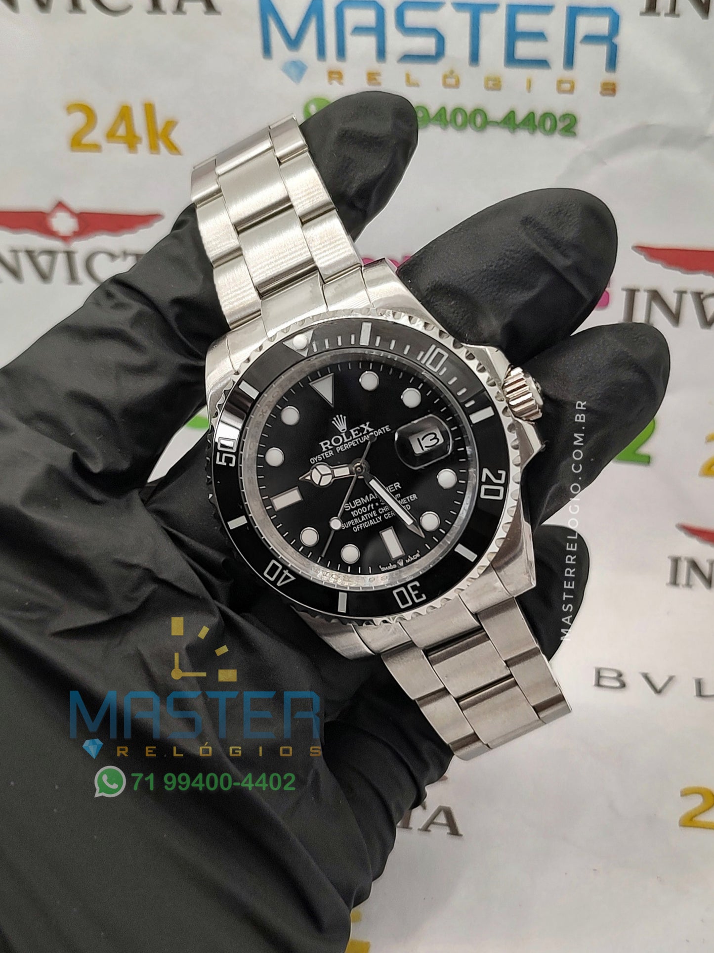 Rollex Submariner Preto 40mm