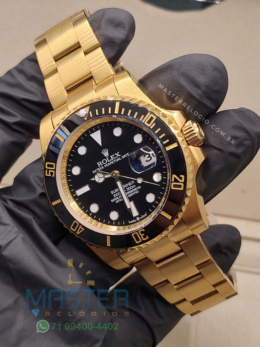 Rollex Submariner Dourado 40mm