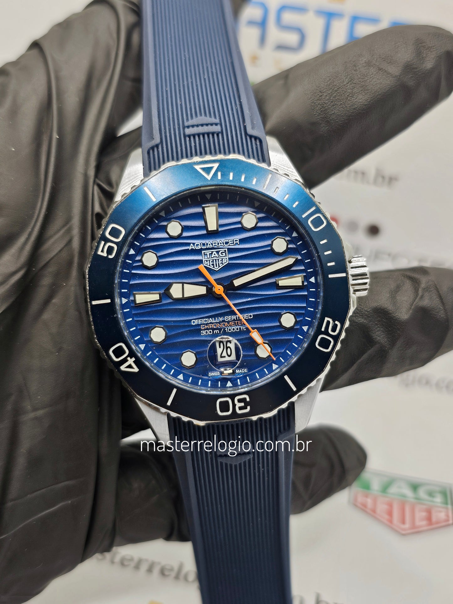 Tag Heuer Aquaracer azul waves Automatico 44mm