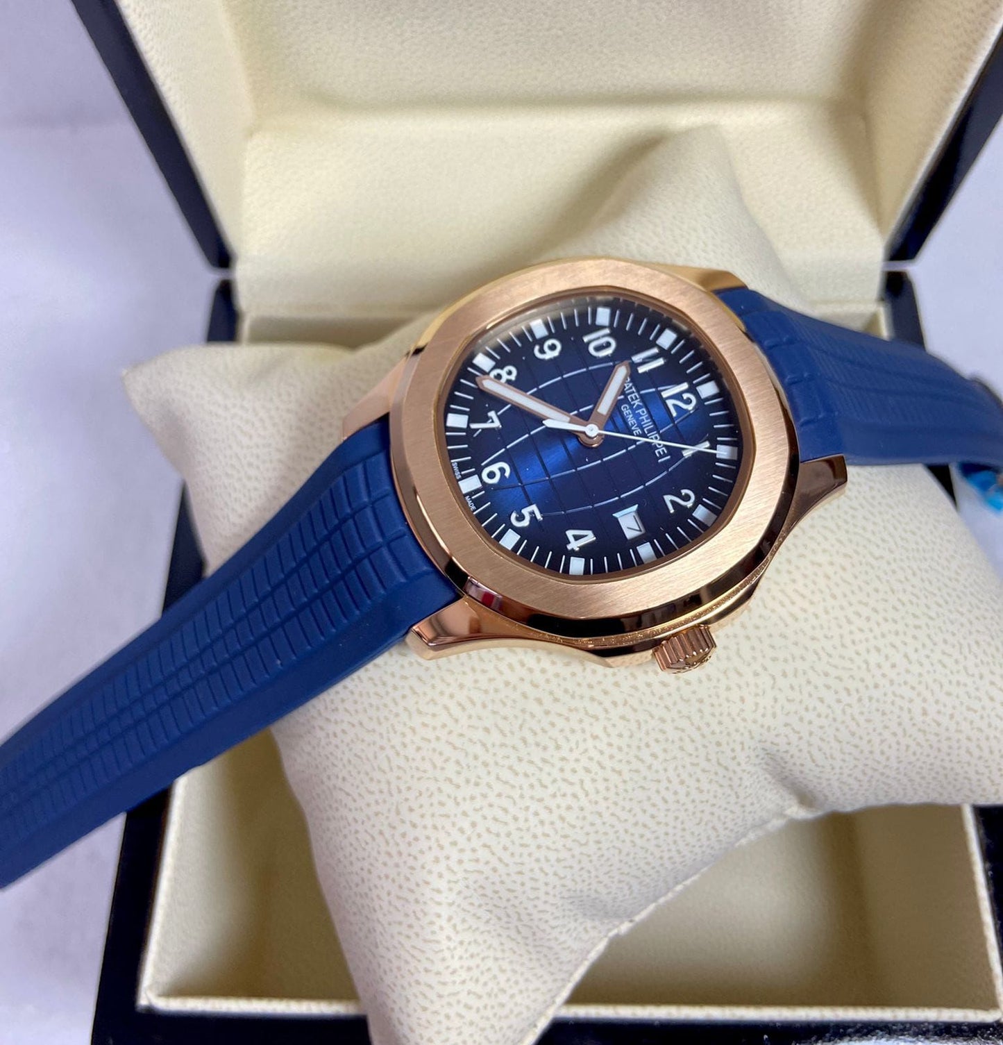 Patek Philippe 5711 Aquanaut Borracha Azul