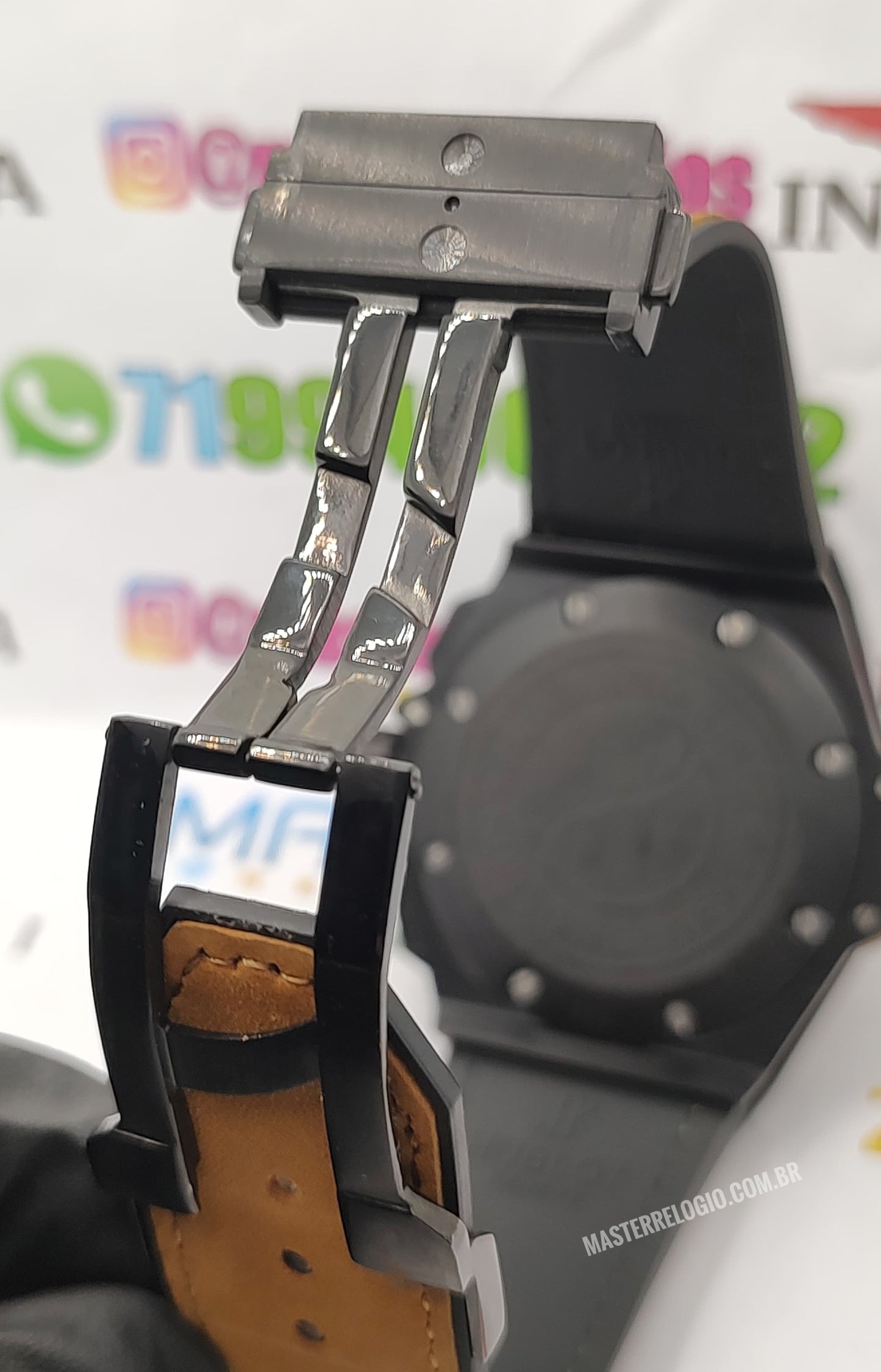 Hubllot Big Bang Unico Couro 48mm