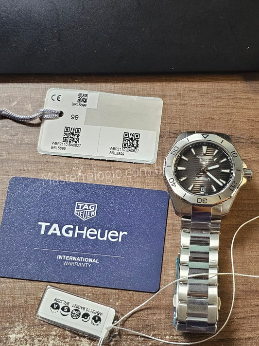Tag Heuer Aquaracer Aço BA0627 Super Clone ETA 40mm