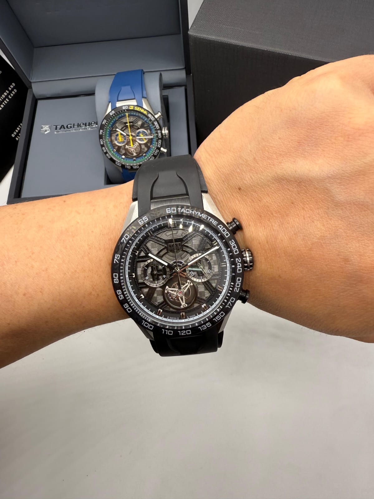 Tag Heuer Carrera Tourbillon x Senna Limited 500