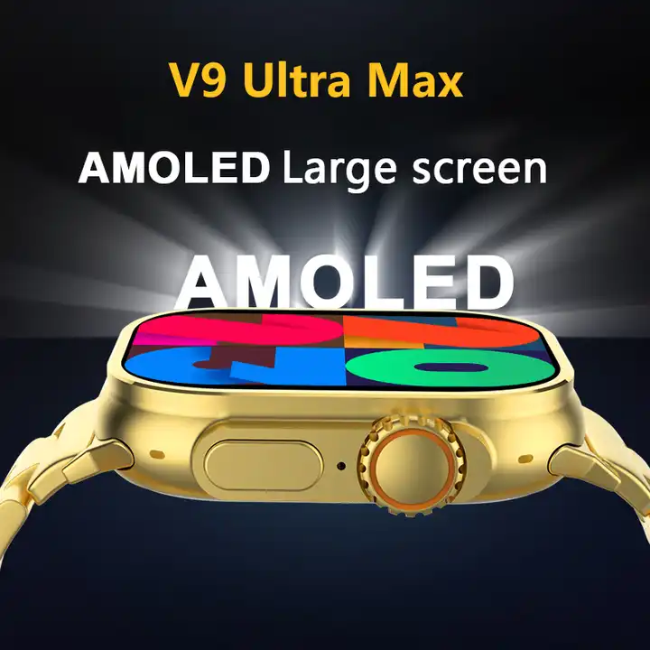 Smart V9 Ultra Max Dourado 49mm