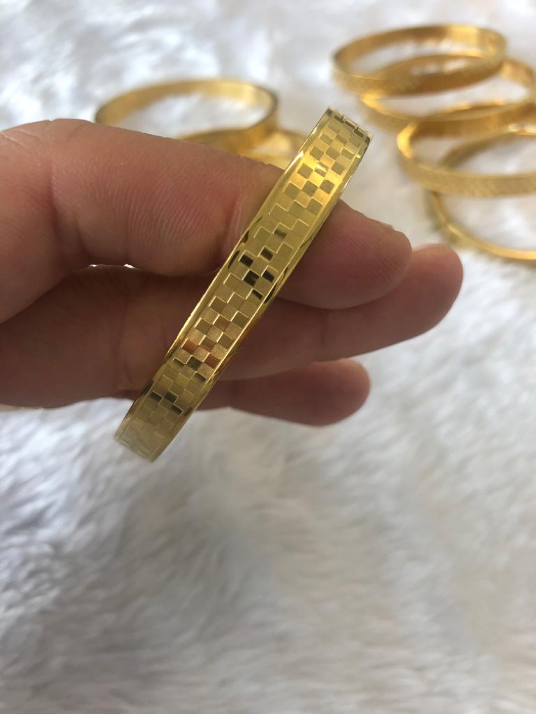 Bracelete folheado ouro 18k