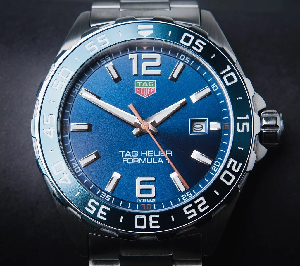 Tag Heuer F1 bisel azul
