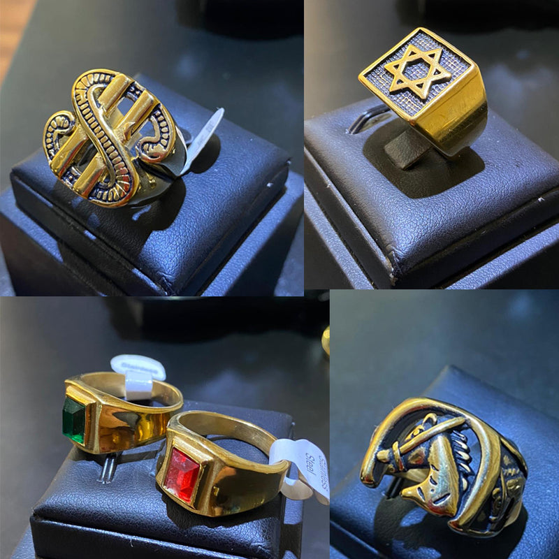 Diversos Anéis banhados a ouro