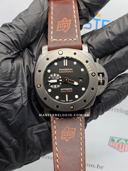 Panerai Luminor Submersible Couro Fosco