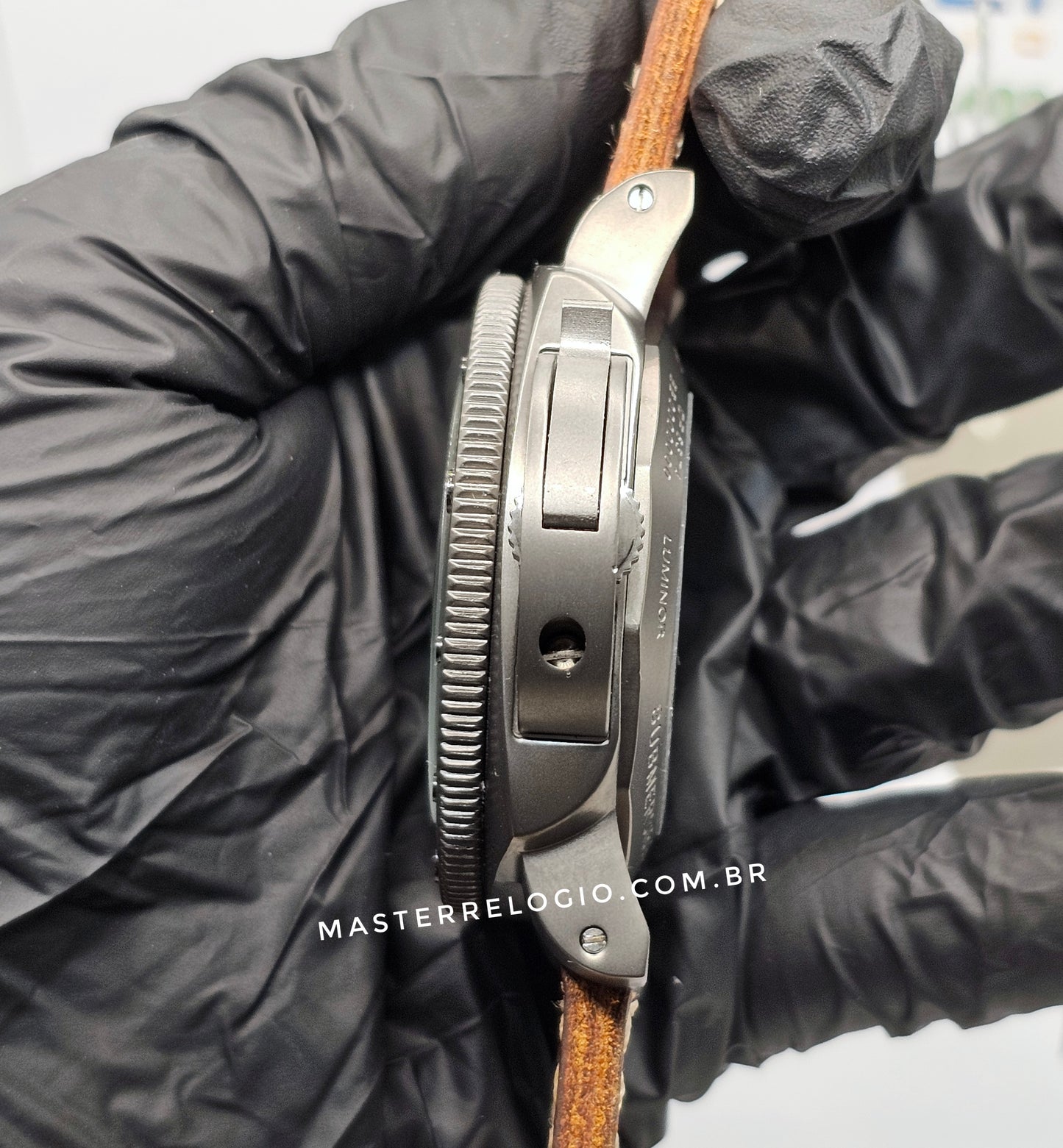 Panerai Luminor Submersible Couro Fosco