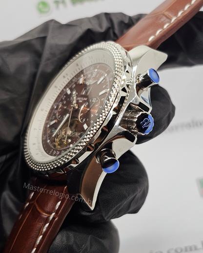 Breitling Bentley A44362 Bronze Pulseira couro