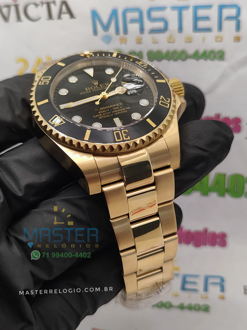 Rollex Submariner Dourado 44mm