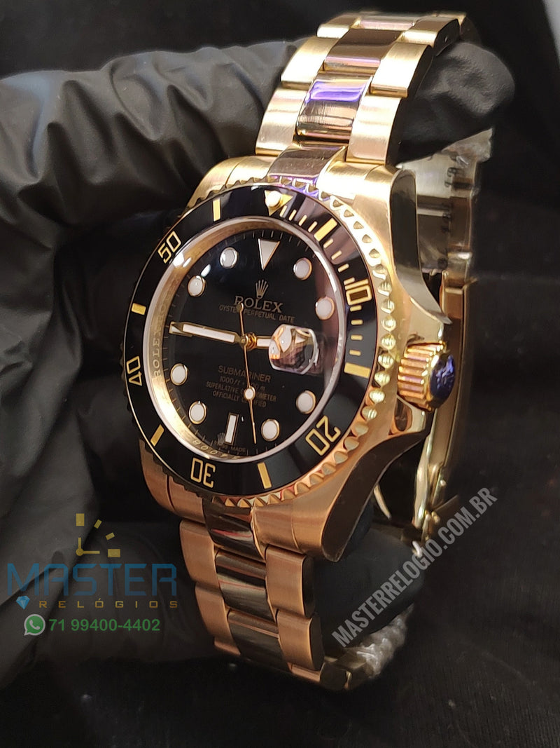 Rollex Submariner Dourado 44mm