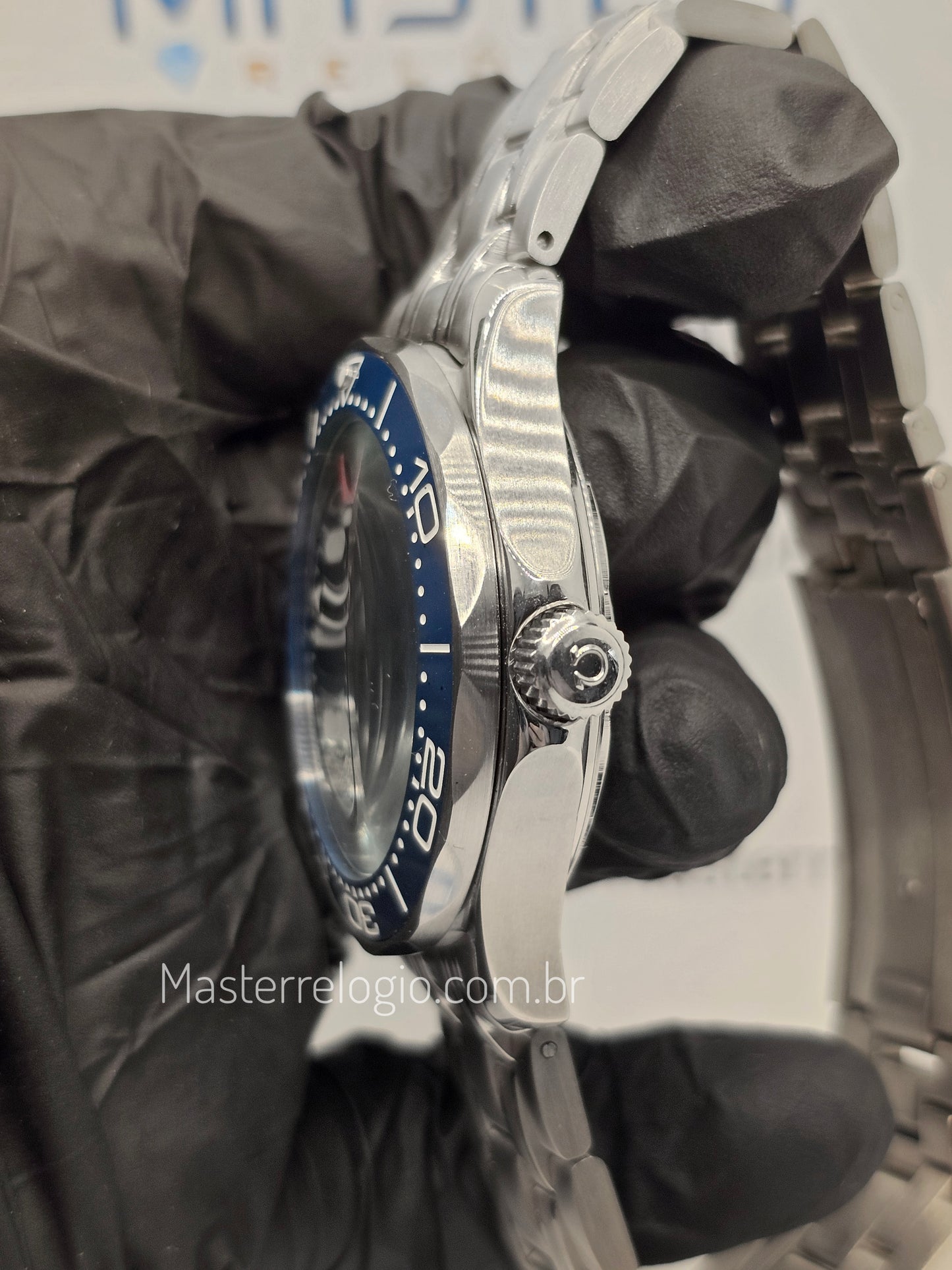Omega Seamaster Diver Aço 300M Azul