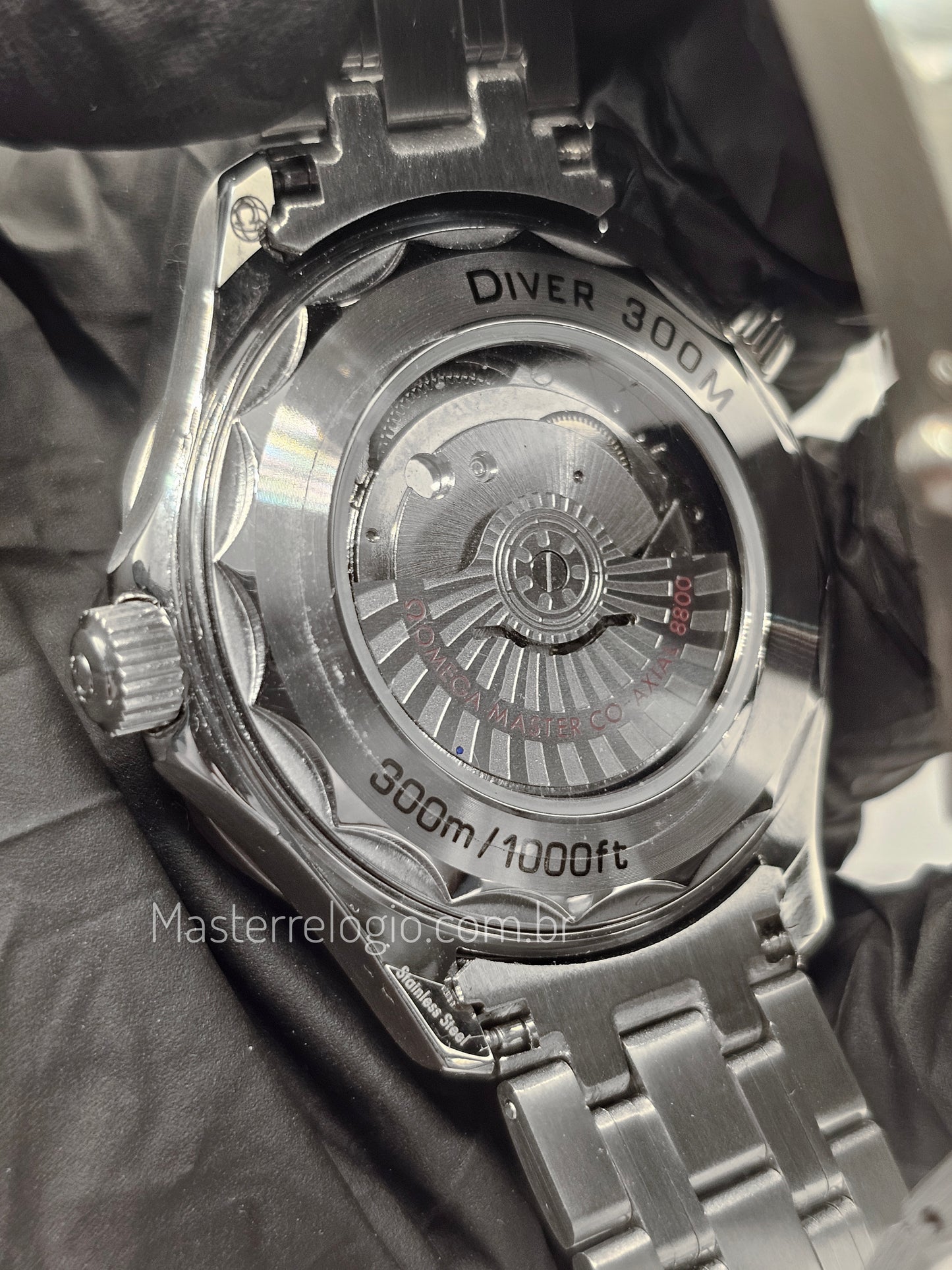 Omega Seamaster Diver Aço 300M Azul
