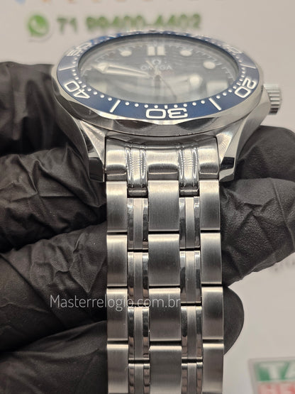 Omega Seamaster Diver Aço 300M Azul