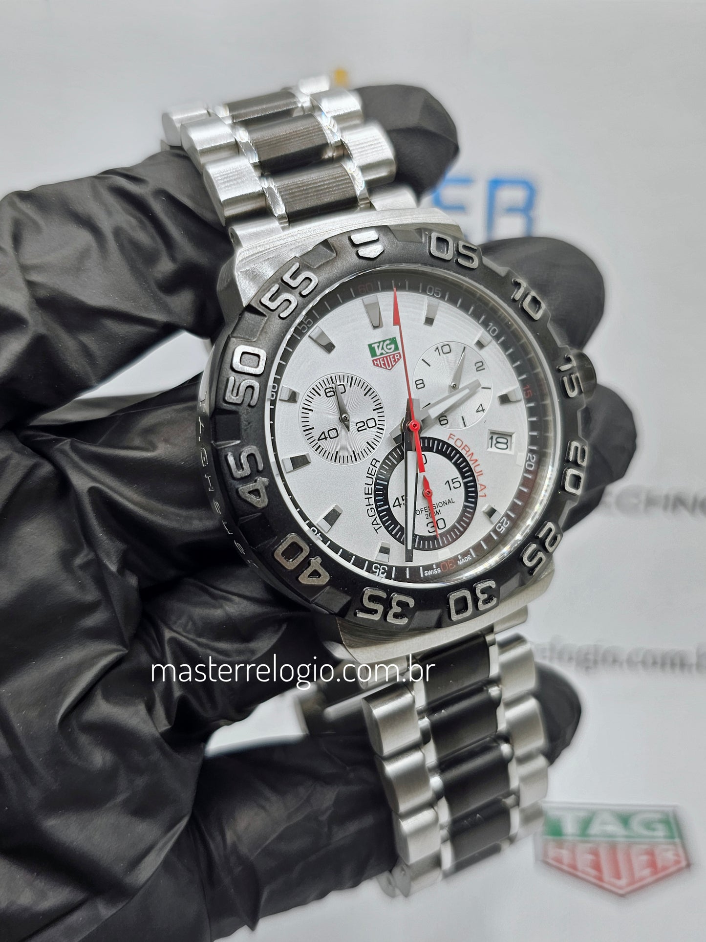 Tag Heuer F1 Cah1111 Cronógrafo 41mm