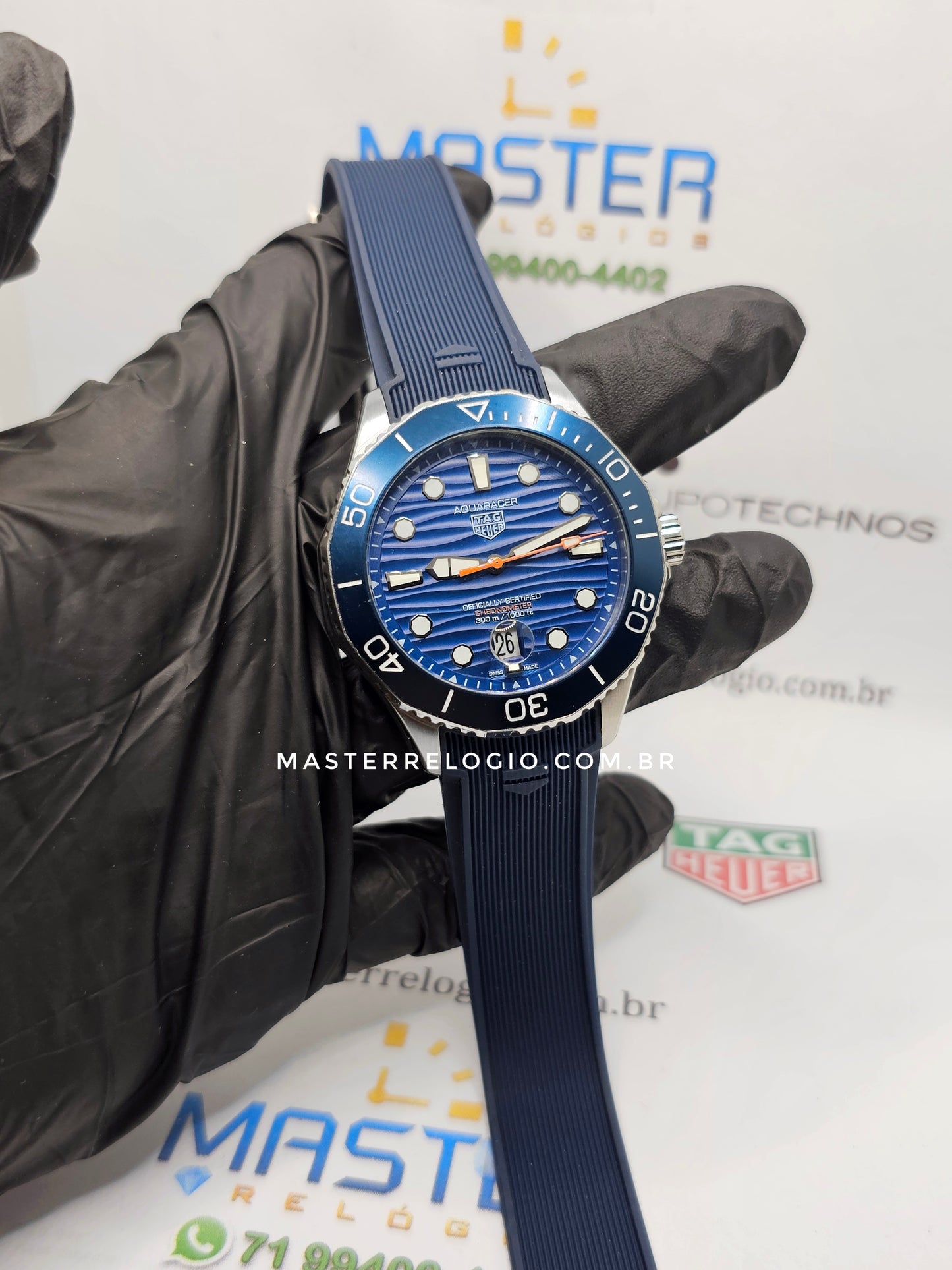 Tag Heuer Aquaracer azul waves Automatico 44mm