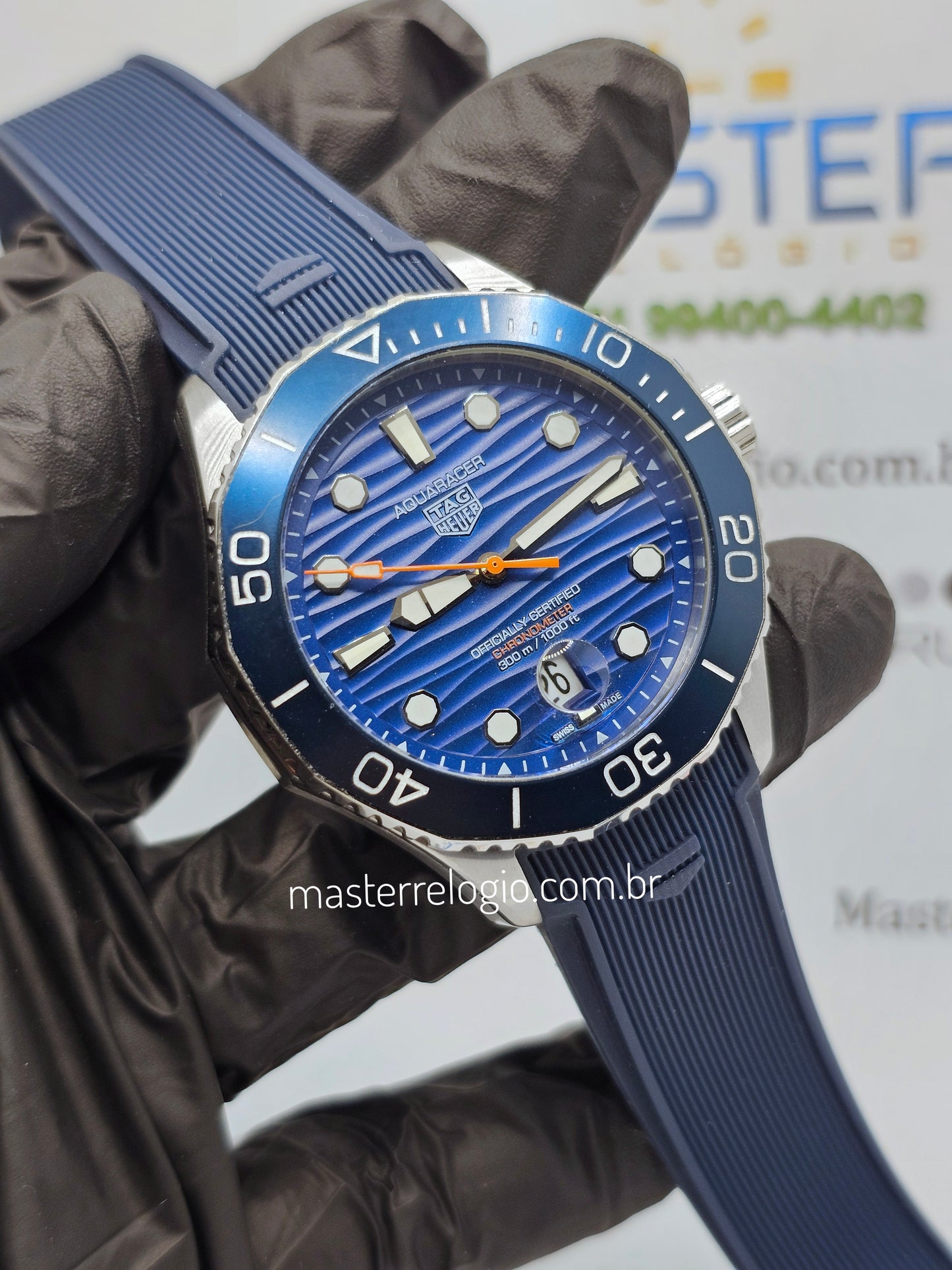 Tag Heuer Aquaracer azul waves Automatico 44mm