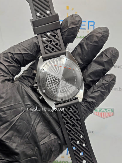 Tag Heuer F1 Caz1010 46mm Aço Pulseira preta