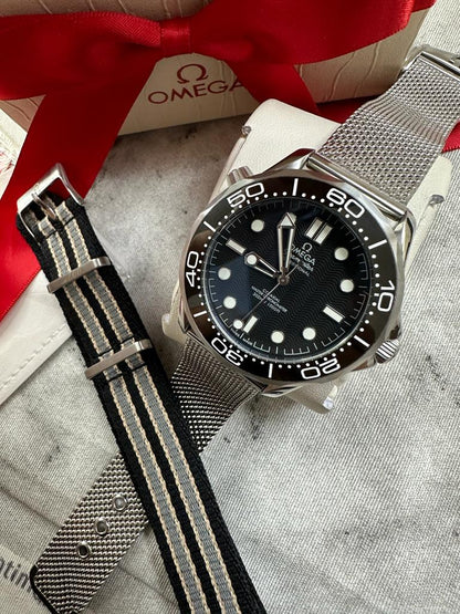 Omega 007 Seamaster 42mm + Pulseira extra