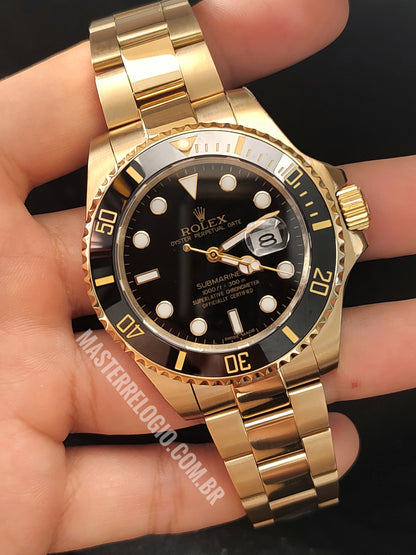 Rollex Submariner Dourado 44mm