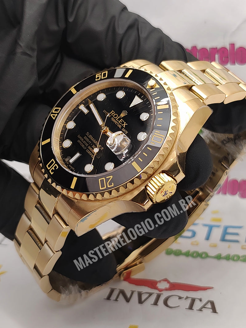 Rollex Submariner Dourado 44mm