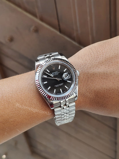 Rollex Date Just Prata 40mm