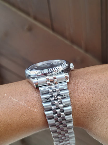 Rollex Date Just Prata 40mm