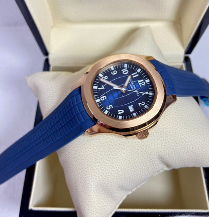 Patek Philippe 5711 Aquanaut Borracha Azul
