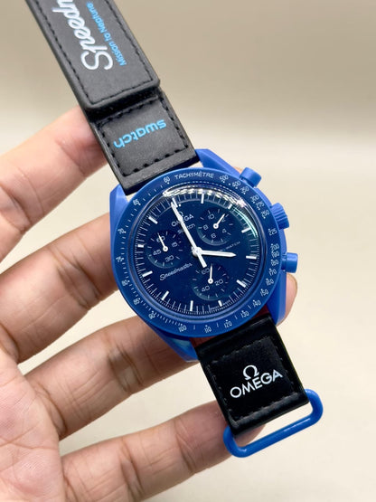 OmegaSwatch Moonswatch speedmaster Mission to Earthphase