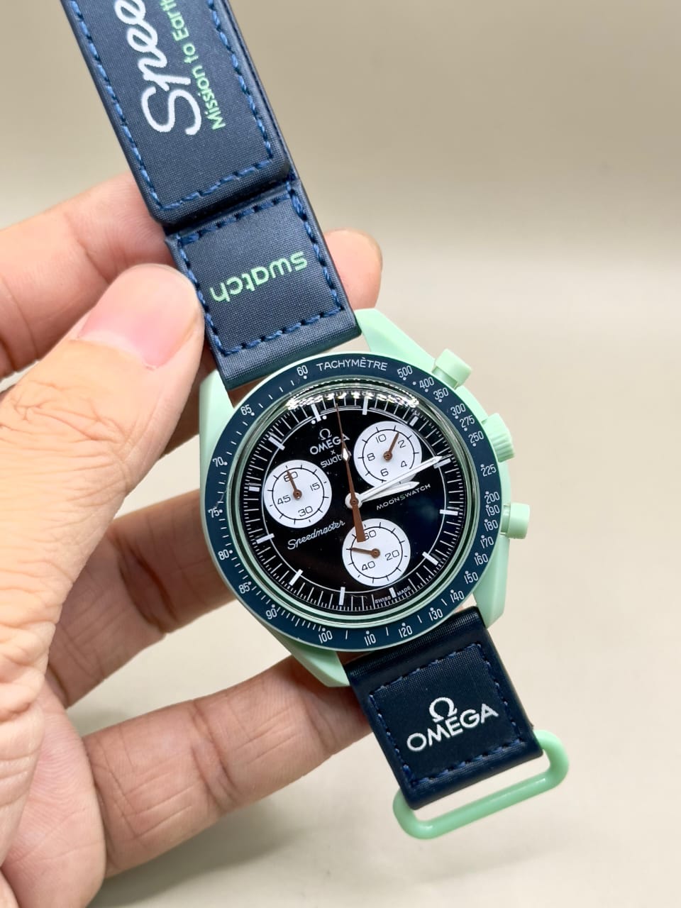 OmegaSwatch Moonswatch speedmaster Mission to Earthphase