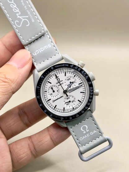 OmegaSwatch Moonswatch speedmaster Mission to Earthphase