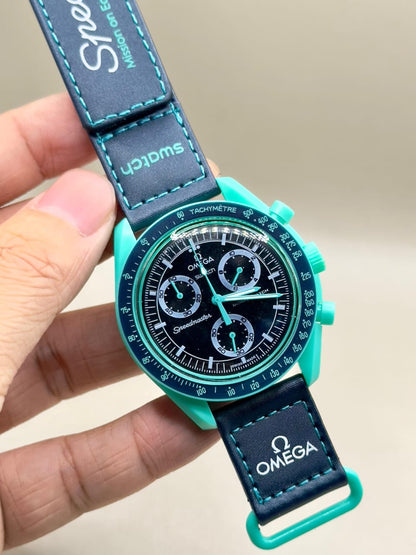 OmegaSwatch Moonswatch speedmaster Mission to Earthphase