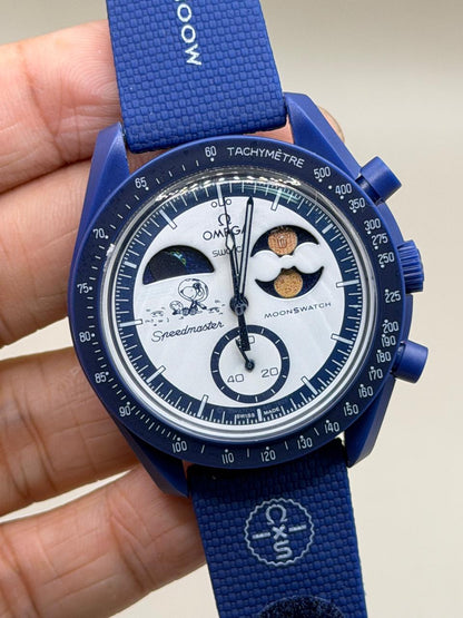 OmegaSwatch Moonswatch speedmaster Mission to Earthphase