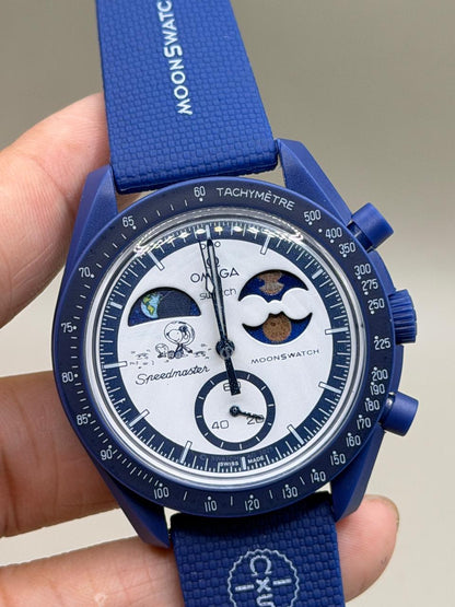 OmegaSwatch Moonswatch speedmaster Mission to Earthphase
