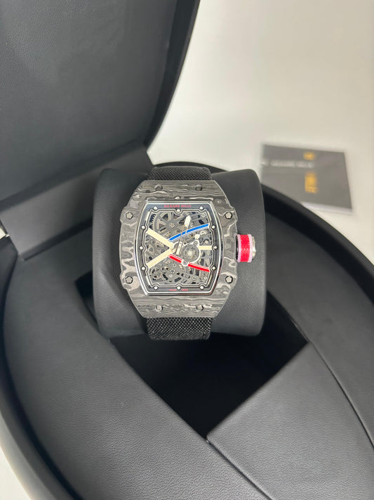 Richard Mille RM 67-02 Preto Ceramica Velcro Cx Alta ETA