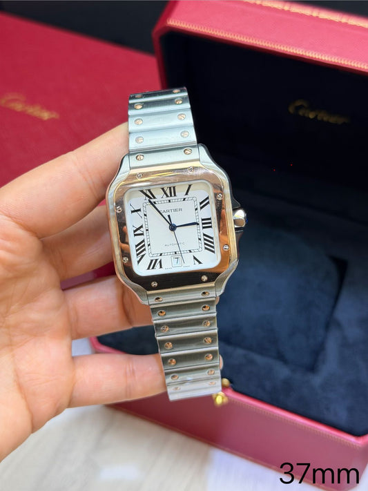 Cartier Santos Bezel Cobre Base Eta Engate Rapido