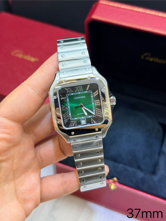 Cartier Santos Verde Base Eta Engate Rapido