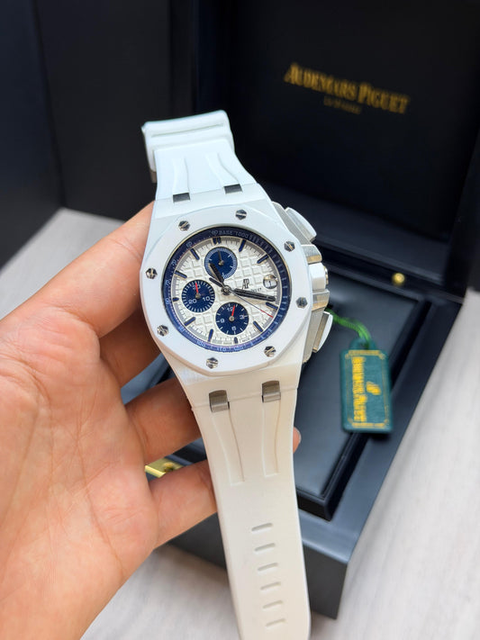 AP Royal Oak Offshore Ceramica Branco
