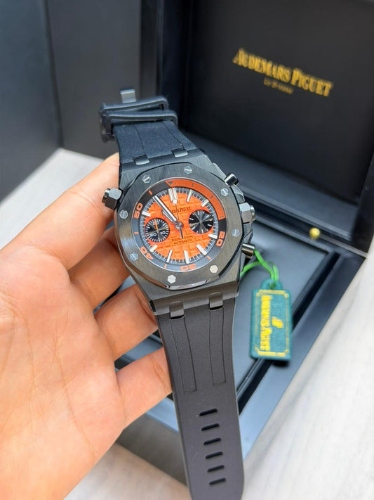 AP Royal Oak Offshore Quartz 44mm Preto M Laranja
