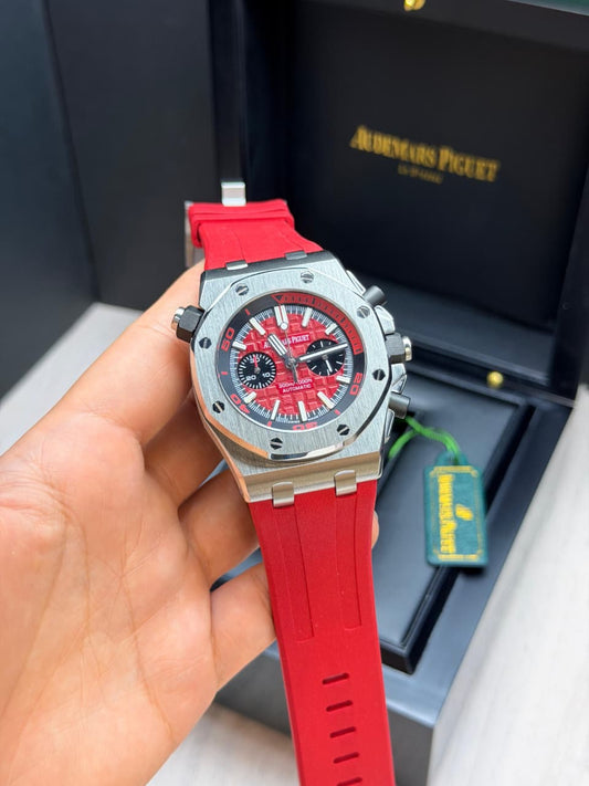 AP Royal Oak Offshore Quartz 44mm Vermelho