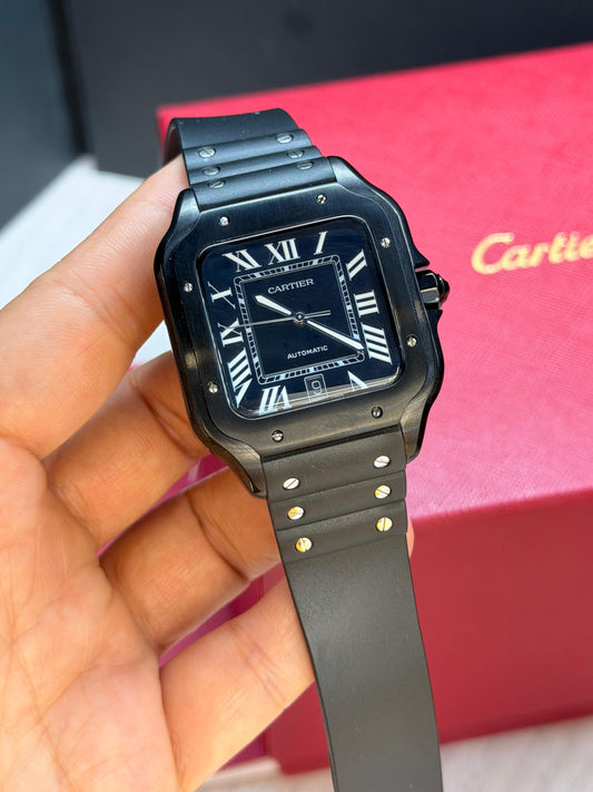 Cartier Santos De Cartier Ref. WSSA0039 Black Full