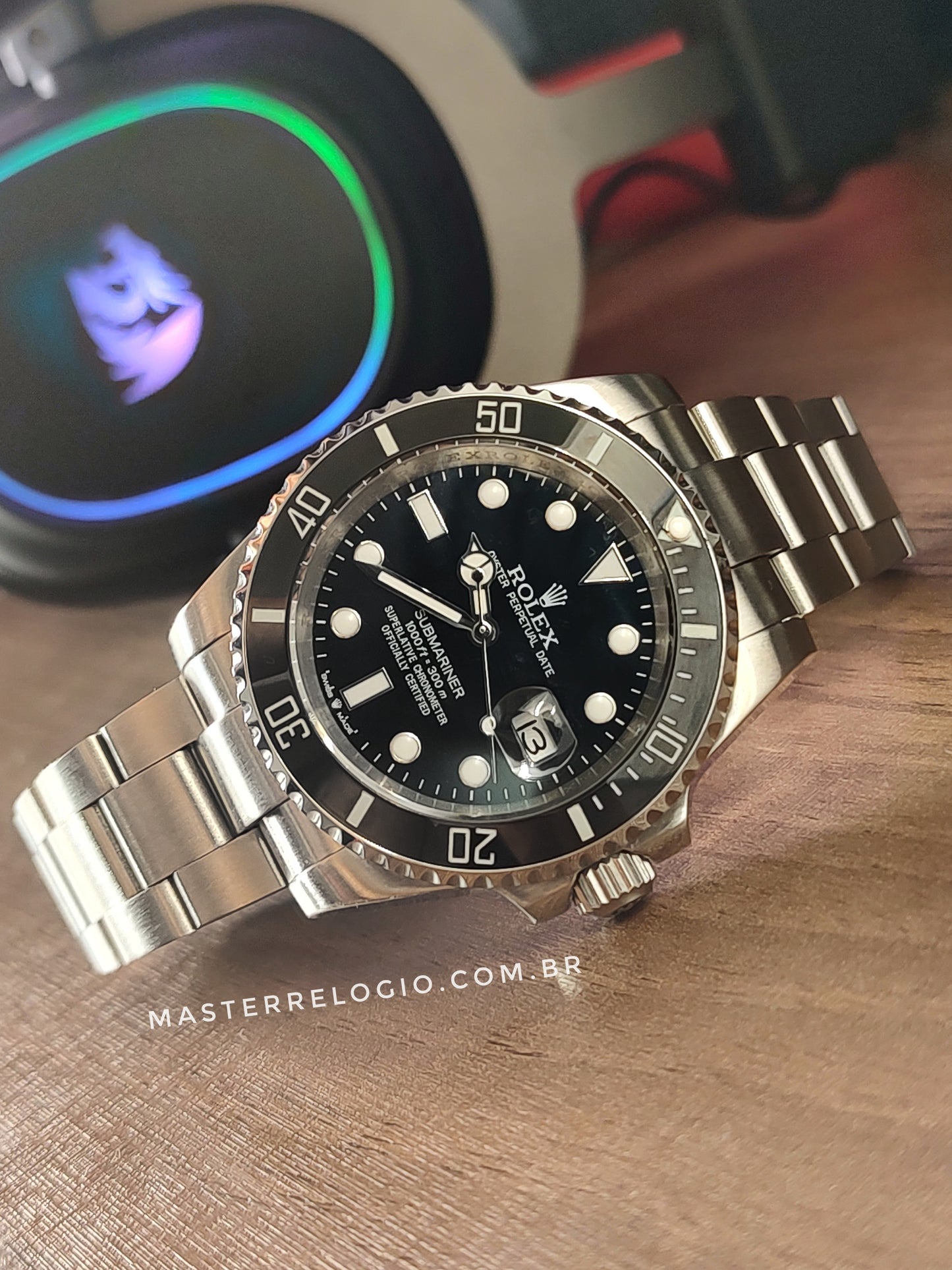 Rollex Submariner Preto 40mm