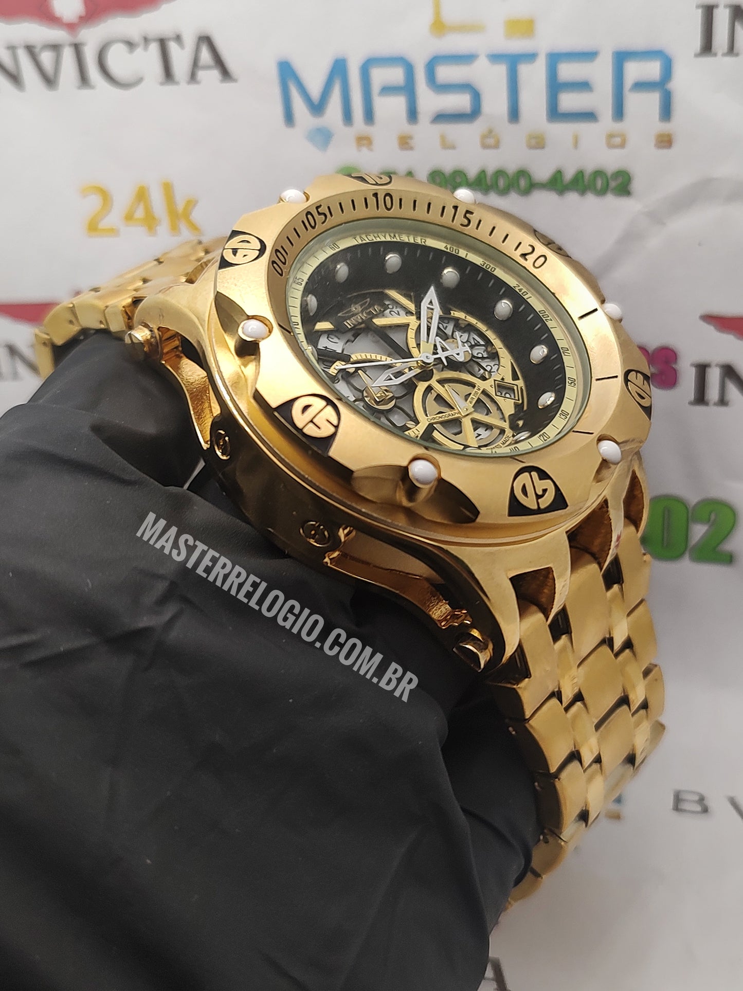 Invicta Hibrid Funcional + Corrente de brinde