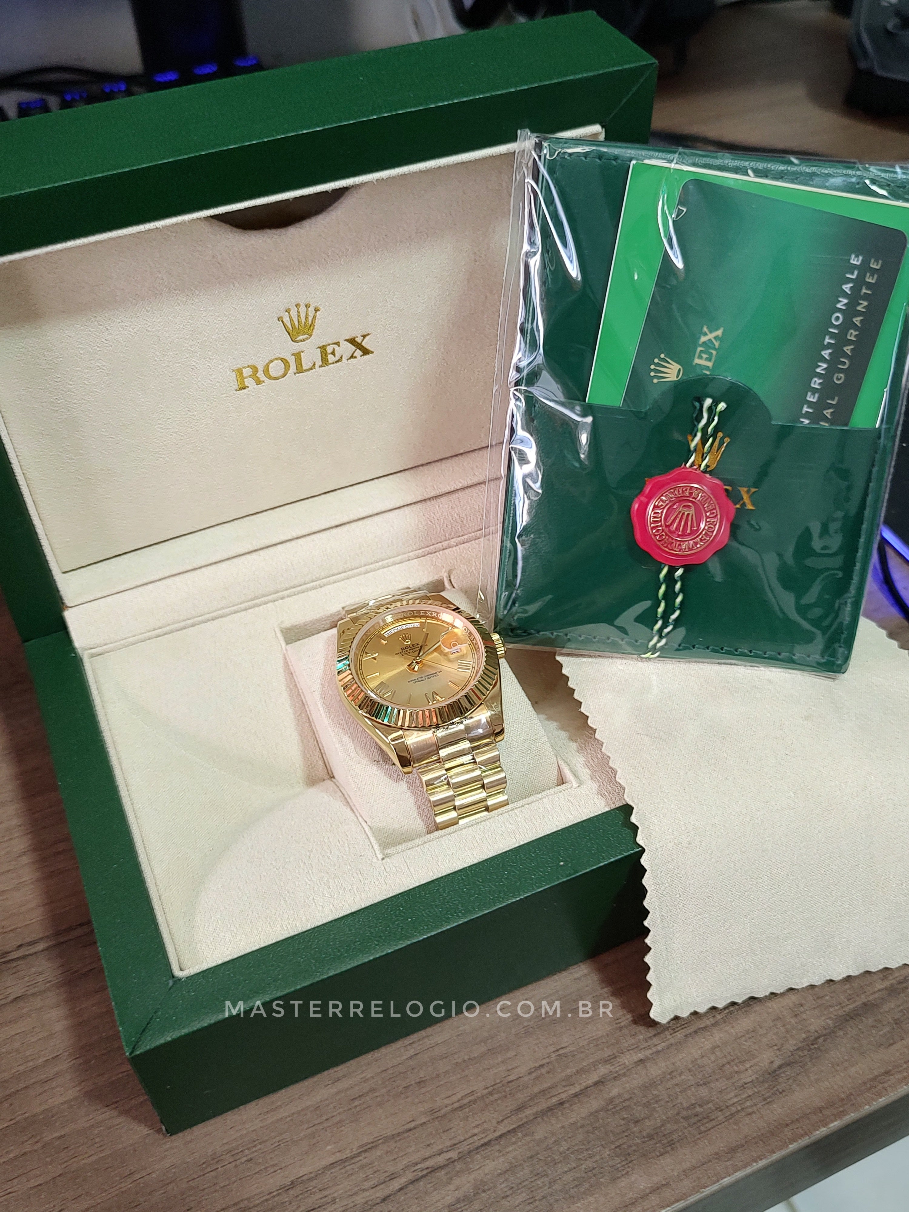 Caixa Rolex Original com certificado – MasterRelogios