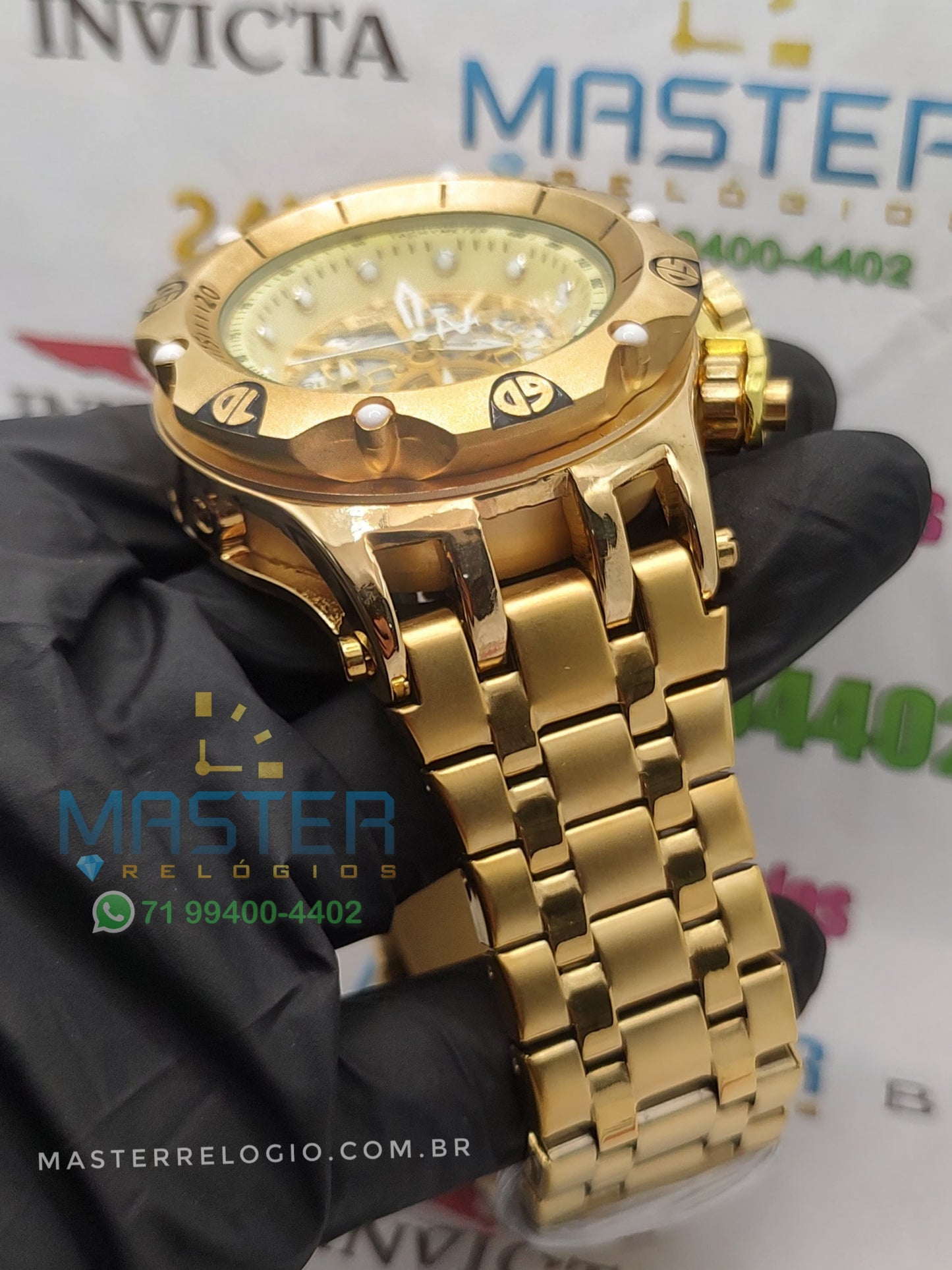 Invicta Hibrid Funcional + Corrente de brinde