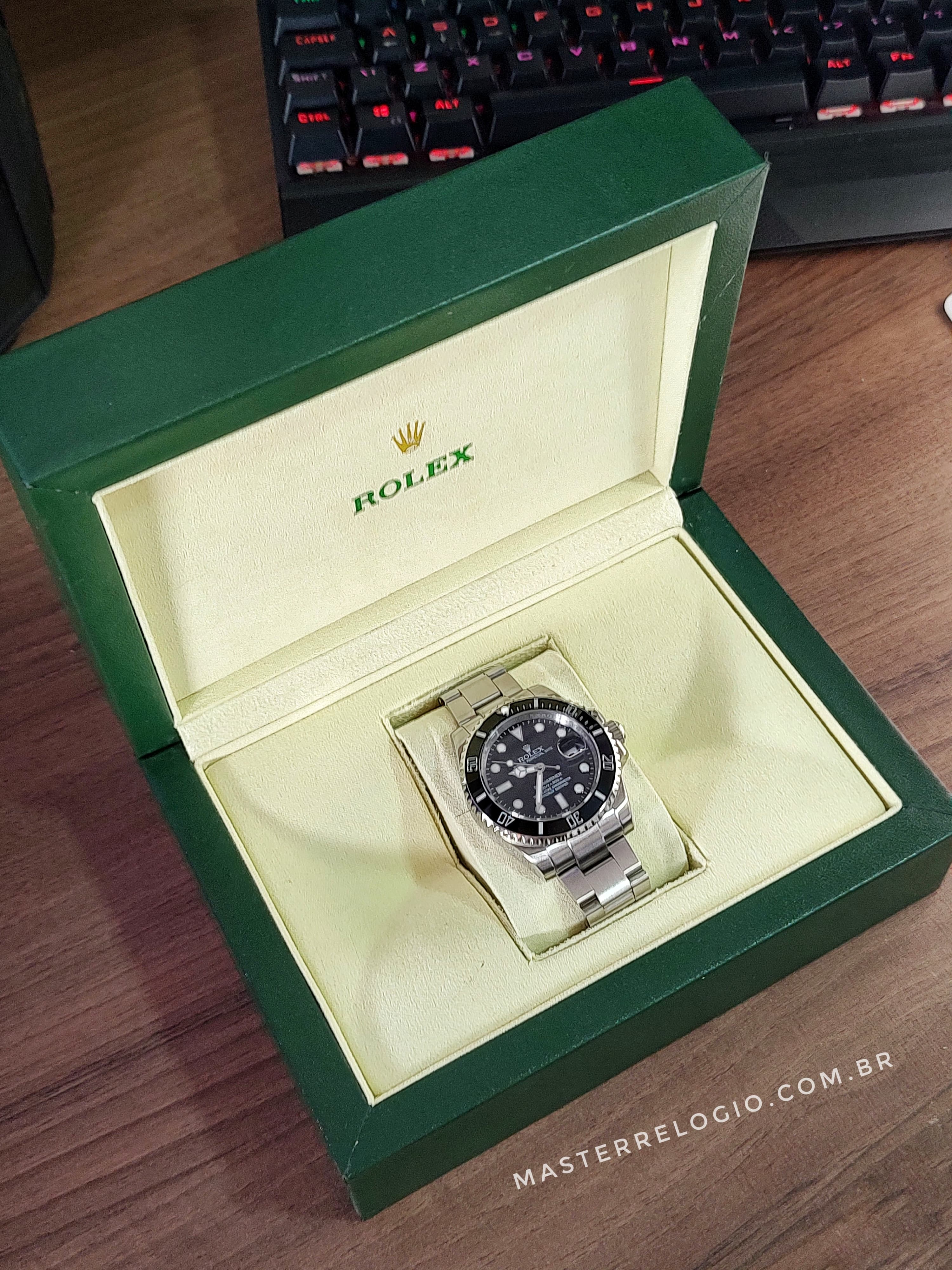 Caixa Rolex Original com certificado – MasterRelogios