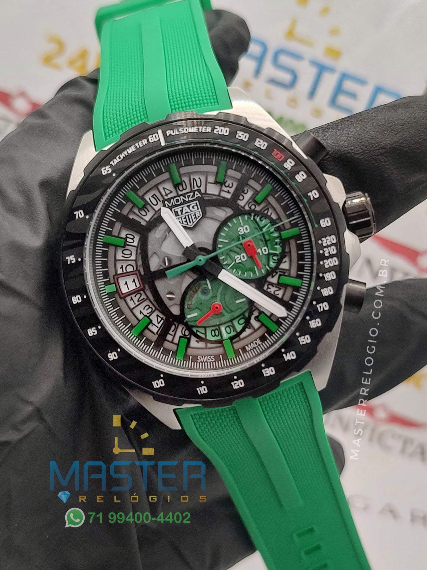 Tag Heuer Monza verde 42mm