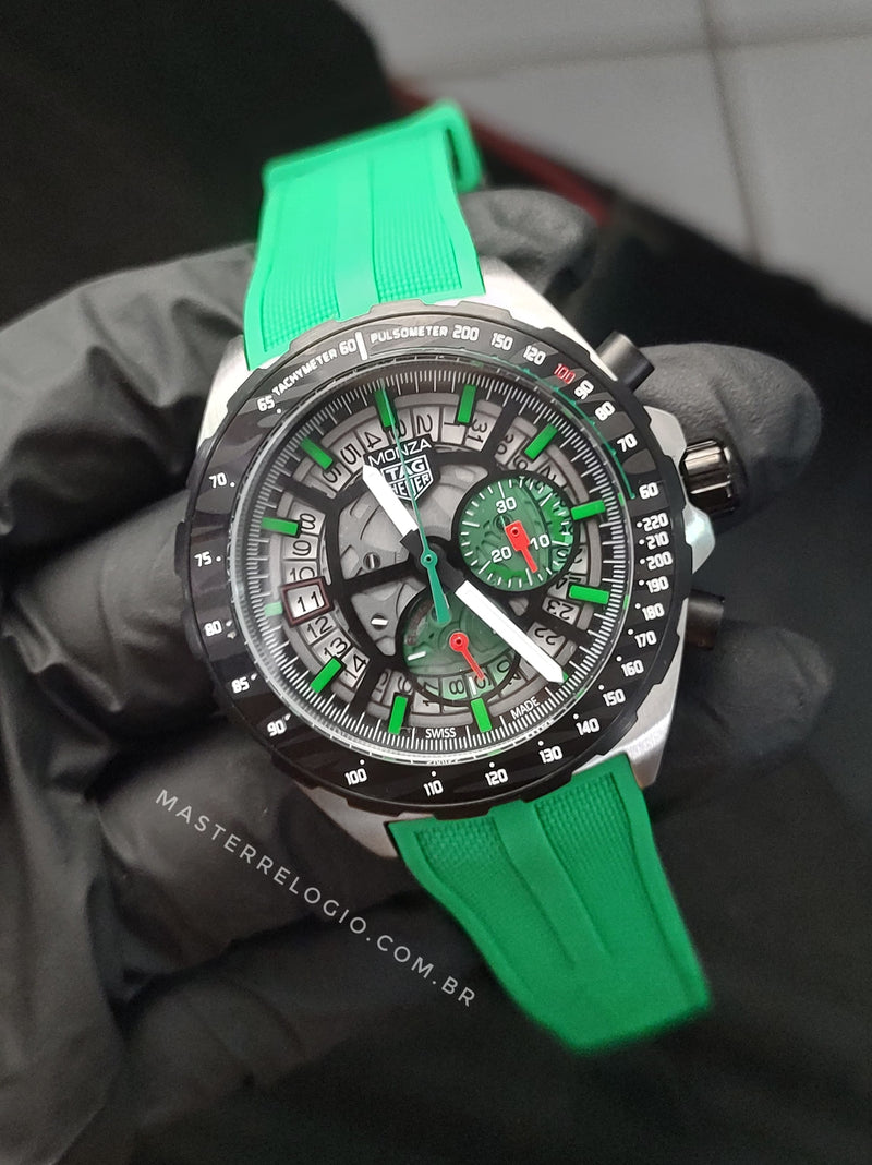 Tag Heuer Monza verde 42mm