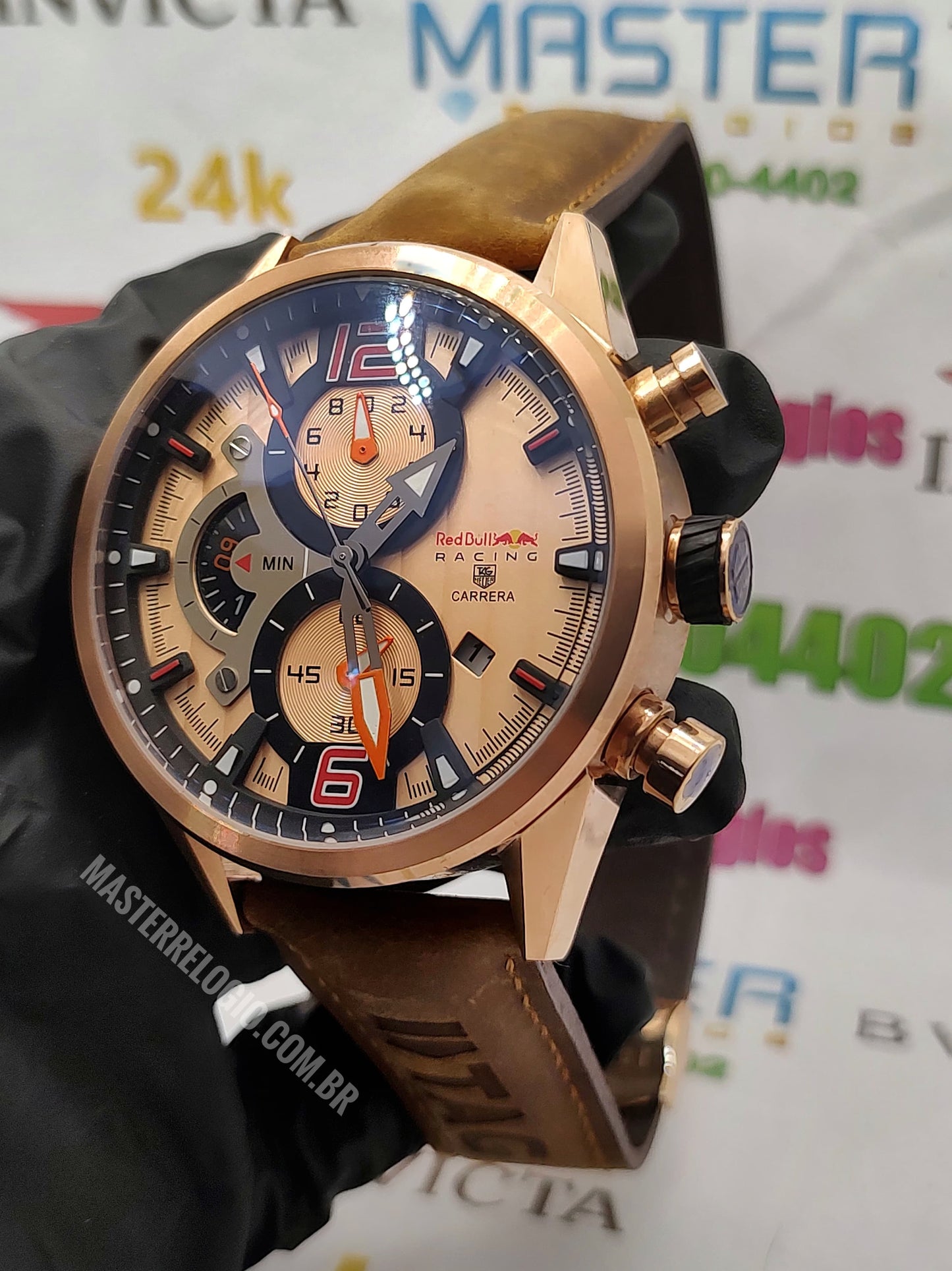 Tag Heuer RedBull Couro